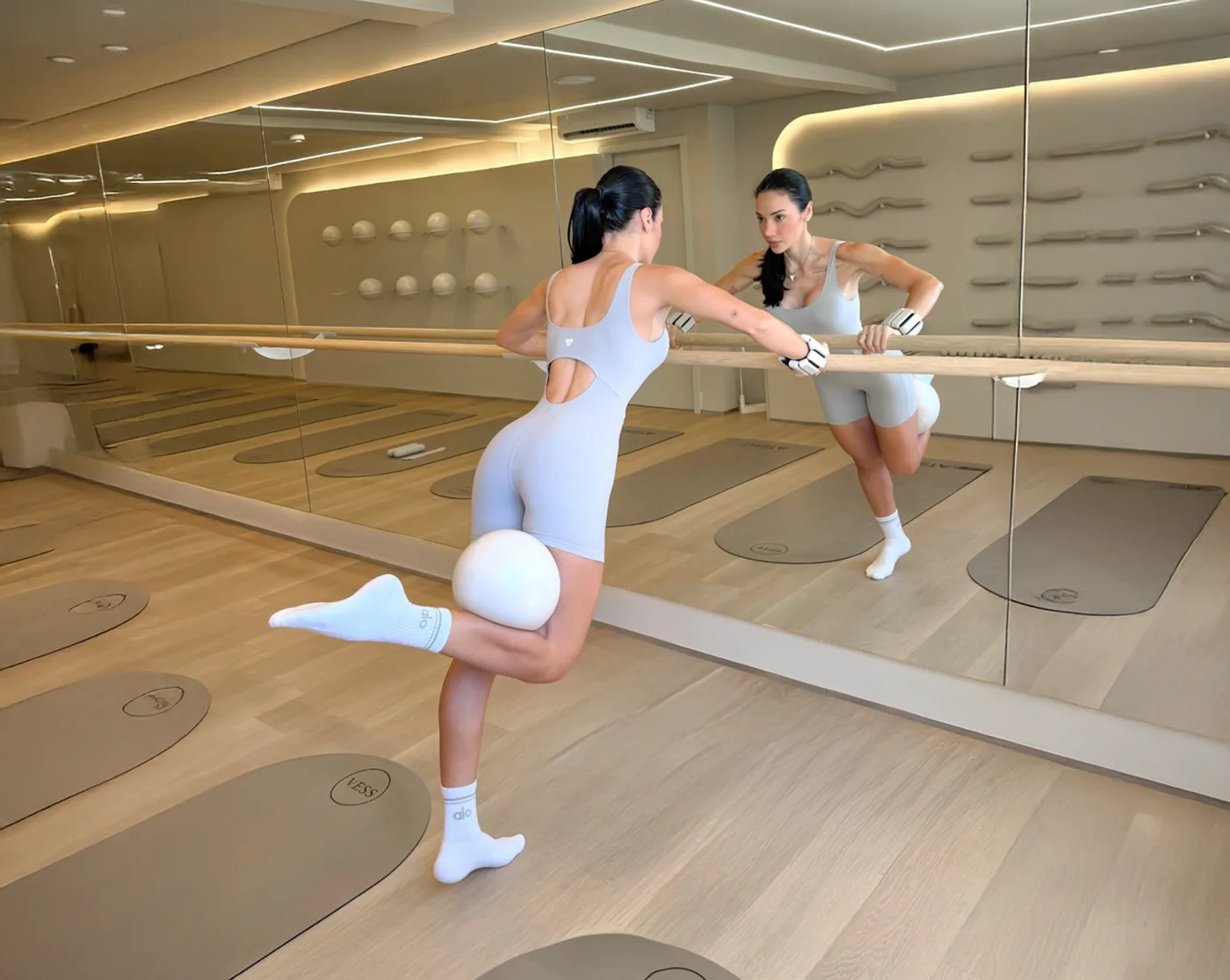 Aula de Barre Sculpt no VESS